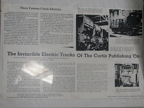 CT Electric Model F Flatbed